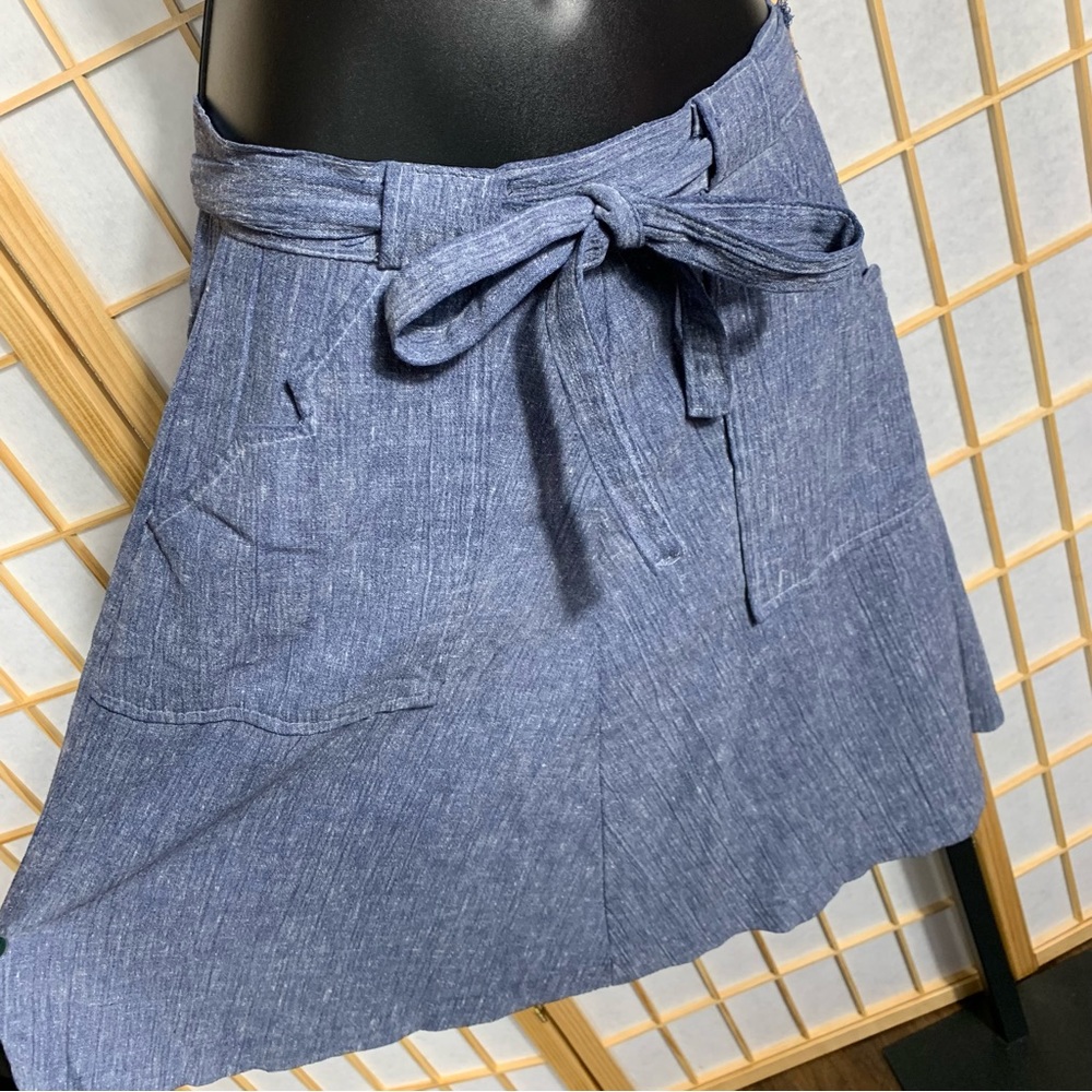 True Vintage 70s Wrap Skirt, S, Pockets!